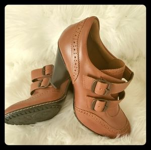 Never worn euro soft leather shoes